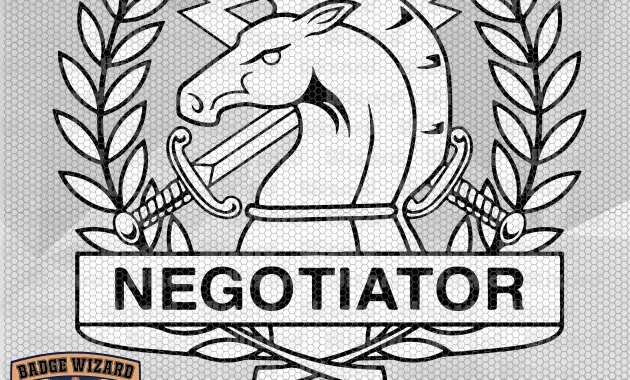 Law Enforcement Negotiator Pin Svg,police Crisis Negotiation PNG, Patch