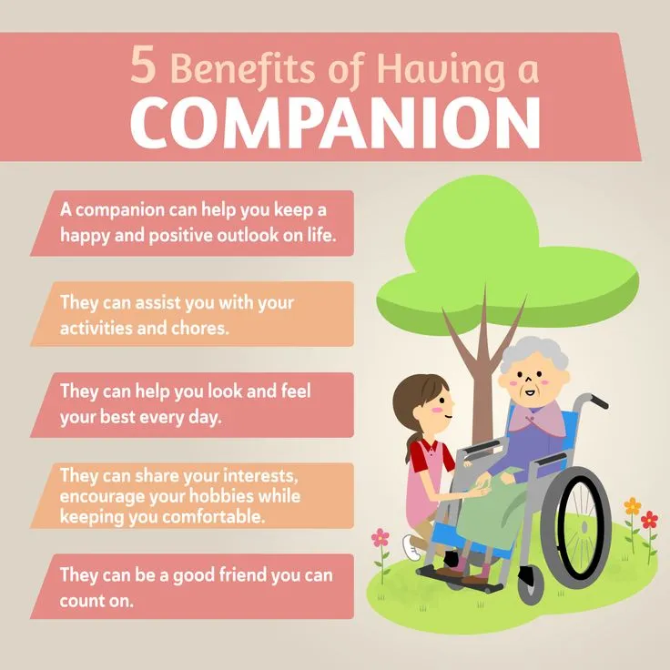5 Benefits of Having a Companion #Homecare #Seniorcare #Companion