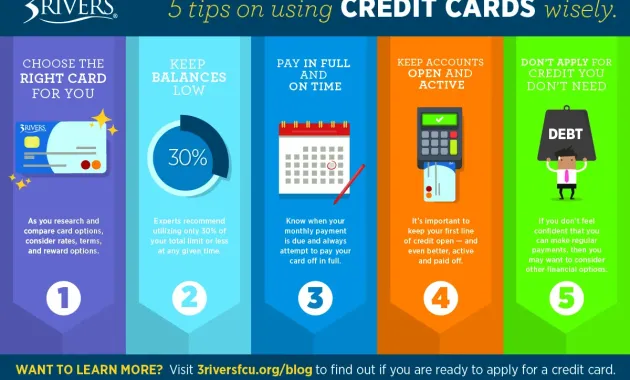 5 Ways to Use Credit Cards Wisely