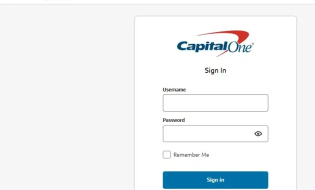 Capital One Credit Card Login Guide