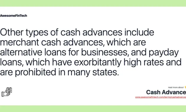 Cash Advance | AwesomeFinTech Blog