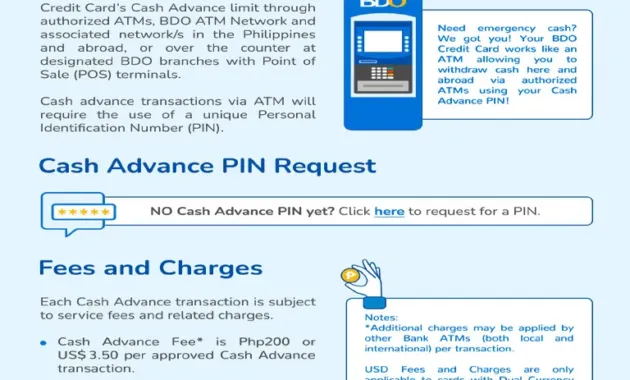 Credit Card Cash Advance Pin Request | PDF