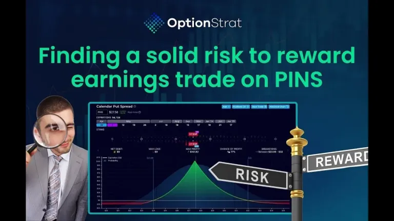 Finding a solid risk to reward earnings trade on PINS - YouTube