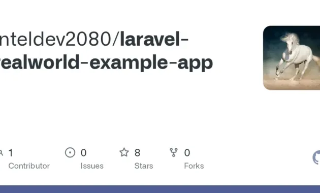 GitHub - inteldev2080/laravel-realworld-example-app