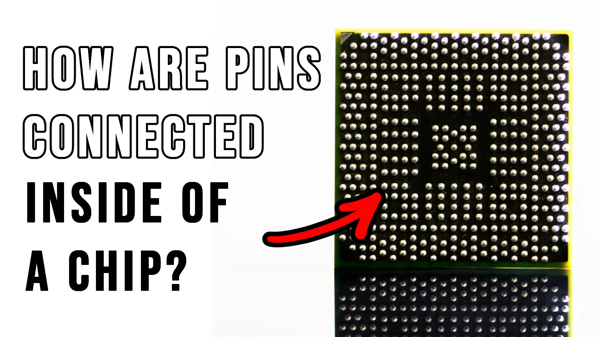 How is a chip (die) connected to the pins? Do you know? #HighlightsRF