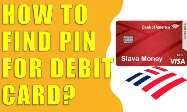 How to find your PIN for debit card from Bank of America? - YouTube
