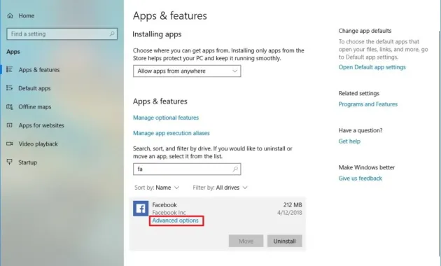 How to manage apps settings on Windows 10 April 2018 Update | Windows