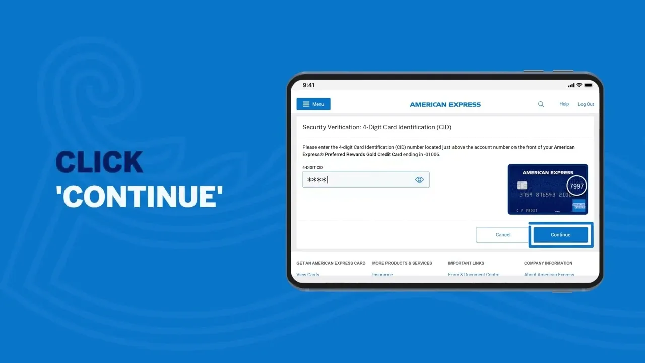 How to manage your PIN in your AMEX Online Services Account - YouTube