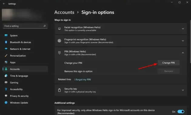 How to Set Up and Enable PIN Login in Windows 11