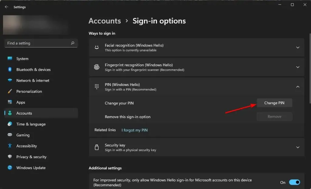 How to Set Up and Enable PIN Login in Windows 11
