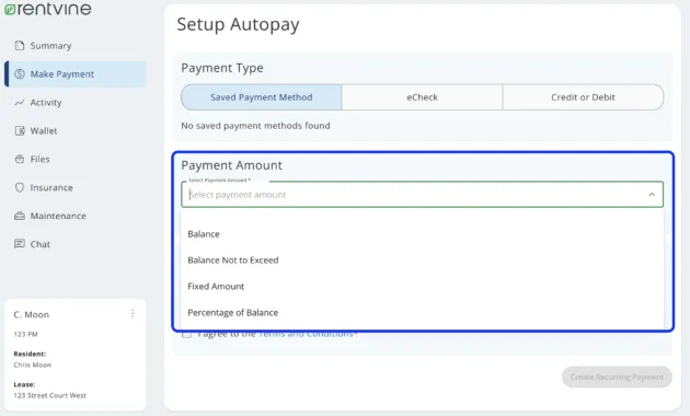 How to Set Up Autopay in Your Resident Portal