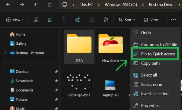 How to Use Windows 11 Quick Access Features? | GeeksforGeeks