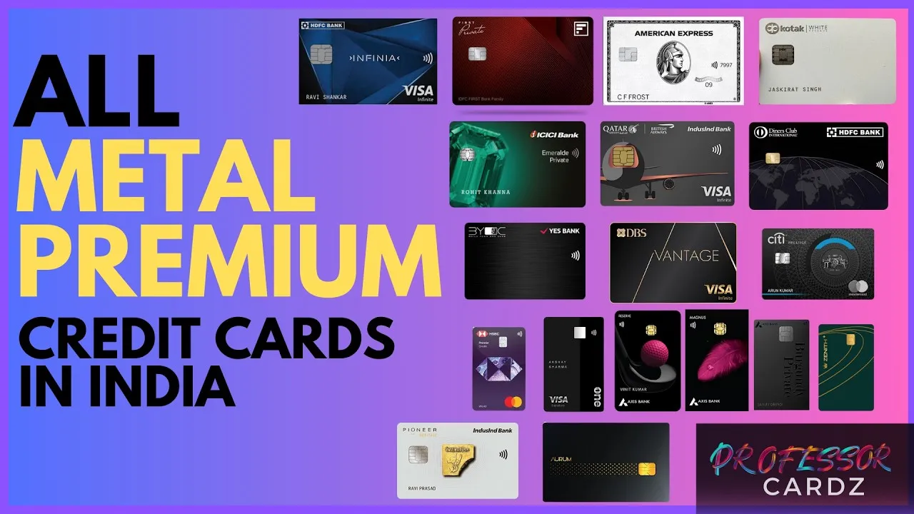 Most Premium Credit Cards In India - 18 Metal Credit Card Explained #