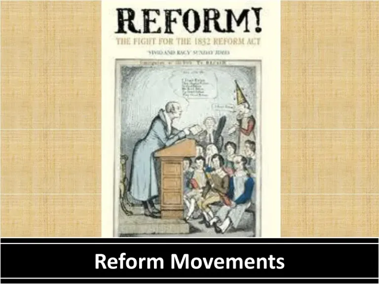 PPT - Reform Movements PowerPoint Presentation, free download - ID:3443655