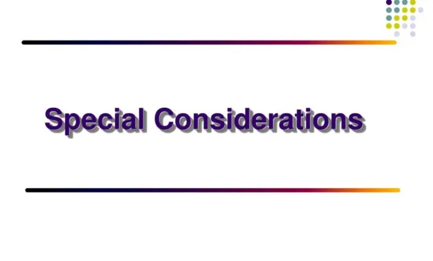 PPT - Special Considerations PowerPoint Presentation, free download