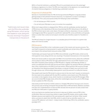 Secure PIN Management How to Issue and Change PINs Securely over the