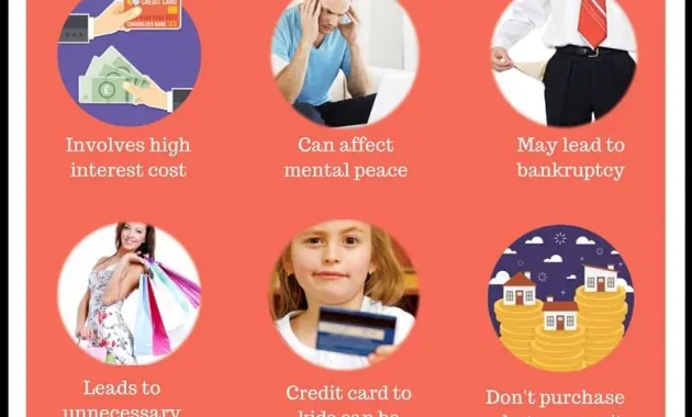 This pin explains the reasons to avoid using credit cards | Credit card