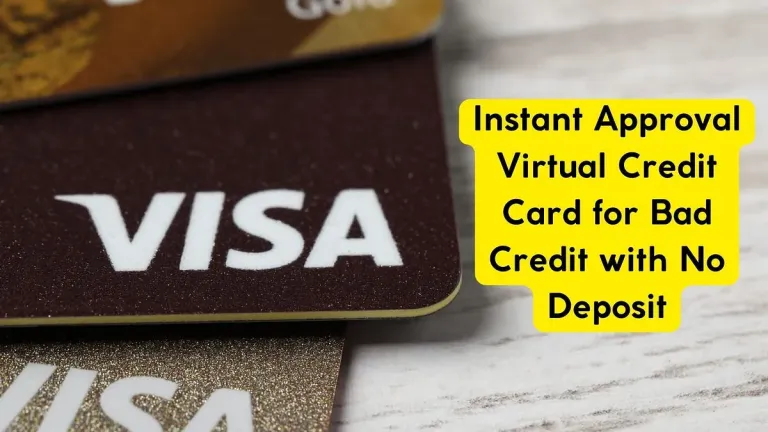Top 5 Instant Approval Virtual Credit Card for Bad Credit with No