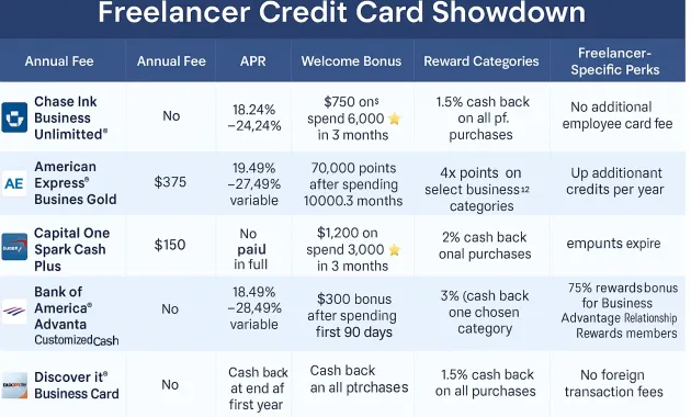 Unlock Hidden Perks: Best Credit Cards For Freelancers Revealed