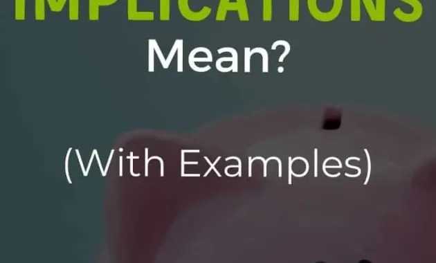 What Does Financial Implications Mean? - Be The Budget