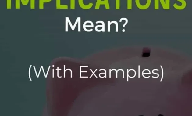 What Does Financial Implications Mean? - Be The Budget