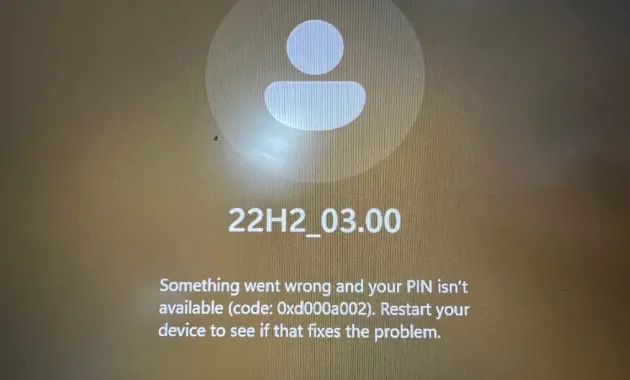[Windows 11/10] Troubleshooting - PIN (Windows Hello) Login Failed