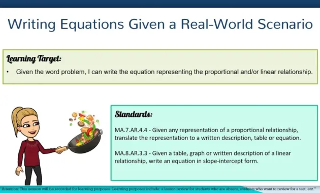 Writing Linear Equations Given a Real-World Scenario - YouTube